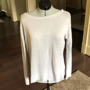 Lululemon sweater mesh back size S light gray.